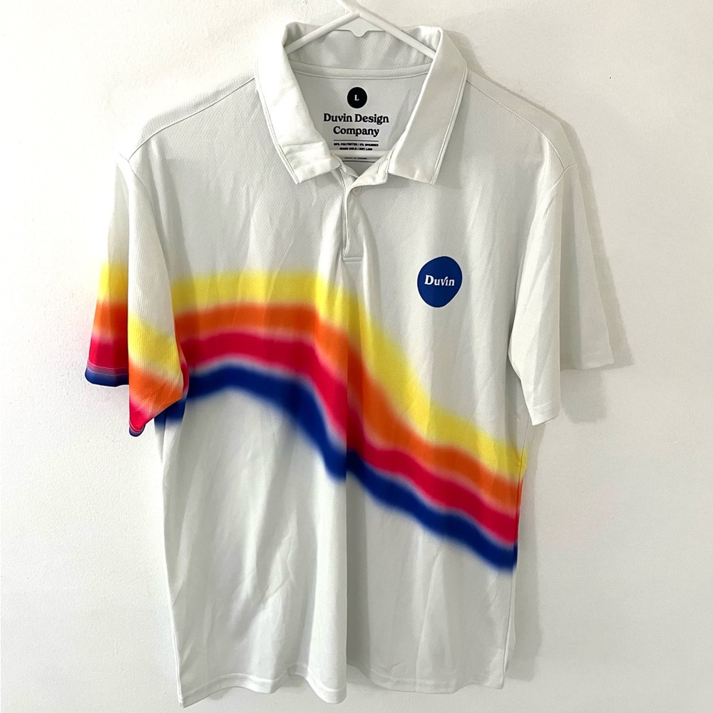 Duvin Design Company Spray Paint Performance Polo, Size: Large